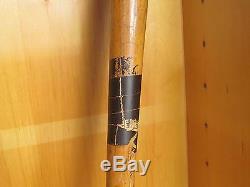 Vintage Adirondack Wood Baseball Bat Williams Style 35 McLaughlin Millard inc