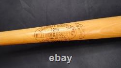 Vintage Al Kaline H&b Hillerich & Bradsby 125 Ak5 Baseball Bat Detroit Tigers
