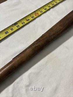 Vintage Antique 1900's Wright & Ditson Amateur Game Used Baseball Bat Repaired