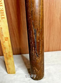 Vintage Antique 1900's Wright & Ditson League Baseball Bat Thick Handle