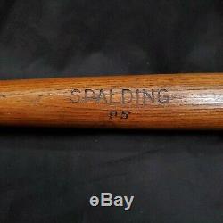 Vintage/Antique 1910-1920 Spalding 100P Series-P5 Model Baseball Bat-A Beauty