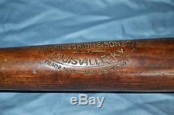 Vintage Antique 1918 Ty Cobb 40 T. C. Decal 35 Hillerich Son Baseball Bat RARE