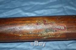 Vintage Antique 1918 Ty Cobb 40 T. C. Decal 35 Hillerich Son Baseball Bat RARE