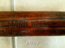 Vintage Antique 1920's Spalding Mark Koenig 35 Inch Baseball Bat