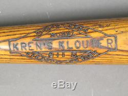 Vintage/Antique 36 Joseph G. Kren Wooden Handmade Baseball Bat Syracuse NY