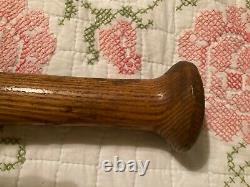 Vintage Antique 36 Wood Mushroom Handle Baseball Bat Oak PA Find, 19th century