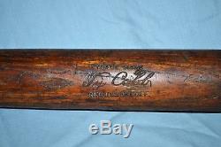 Vintage Antique 40TC Hillerich & Bradsby 1920s Ty Cobb 34 Baseball Bat Rare