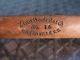 Vintage Antique Baseball Bat Zinn Beck Bat Co. 34 (official Ash Softball) No. 16