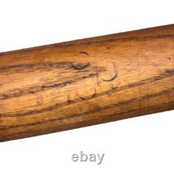 Vintage Antique Flat End Top Cork Wood Baseball Bat Old MLB
