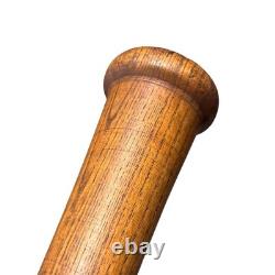 Vintage Antique Flat End Top Cork Wood Baseball Bat Old MLB