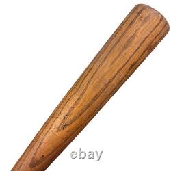 Vintage Antique Flat End Top Cork Wood Baseball Bat Old MLB