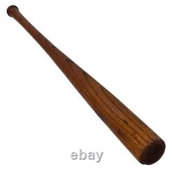 Vintage Antique Flat End Top Cork Wood Baseball Bat Old MLB