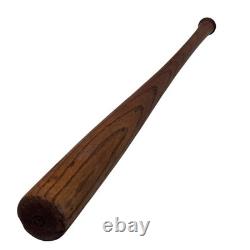Vintage Antique Flat End Top Cork Wood Baseball Bat Old MLB