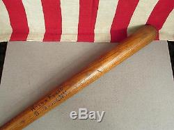 Vintage Antique Joseph Kren Kren's Fungo Wood Baseball Bat 35.5 Syracuse, N. Y