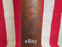Vintage Antique Lee Pymatuning Swamp Wood Baseball Bat 29 PA. /OH. Unique & Rare