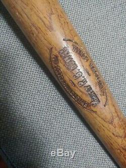 Vintage Antique RG Hower Wood Baseball Bat Lewistown-I-Slug-Um Model 35 PA. Rare