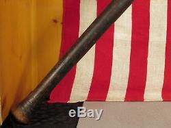 Vintage Antique Railroad Yard Wood Switch Arm Handle Baseball Bat Shape 46 Long