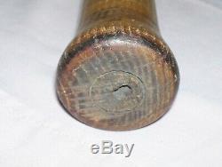 Vintage Antique Ring Baseball Bat Lathe marks and Several Rings Flair Knob
