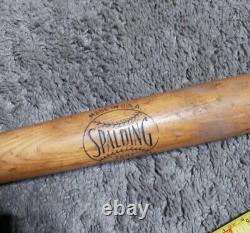 Vintage Antique Spalding 1891 Official Blue Streak Wood Softball Baseball Bat