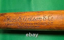 Vintage Antique Thos E Wilson Wood Baseball Bat Dated 1922-1931 32 Rare
