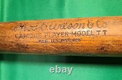 Vintage Antique Thos E Wilson Wood Baseball Bat Dated 1922-1931 32 Rare