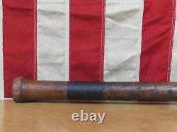 Vintage Antique Wood Baseball Bat Hand Turned Ring Bat 33 1890s-1900s Rare