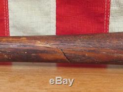 Vintage Antique Wood Baseball Bat Handmade 34 Great Shape early 1900s Folk Art