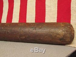 Vintage Antique Wood Baseball Bat Larkey Co. Carter Hall Jr. Clothes Promo 35