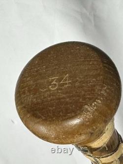 Vintage / Antique Wooden Baseball Bat R. G. Johnson Denmark Maine 34