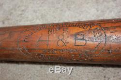 Vintage BABE RUTH H&B Hillerich & Bradsby baseball bat New York Yankees 35