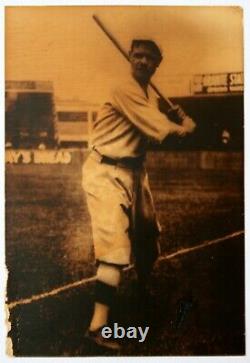 Vintage BABE RUTH Yankees ORIGINAL Associated Press BLACK & WHITE Photo 1920's