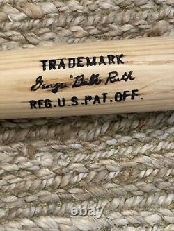 Vintage Babe Ruth Bat Rare 1970's Louisville Slugger 125 Yankees