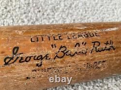 Vintage Babe Ruth Hillerich & Bradsby Baseball Bat Louisville Slugger 30 in 24oz