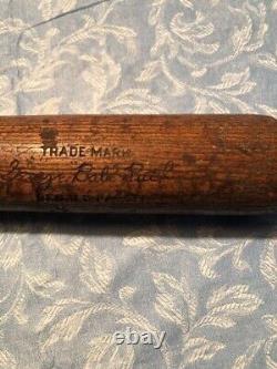Vintage Babe Ruth Model 33 Louisville Slugger No. 125 Wooden Baseball Bat