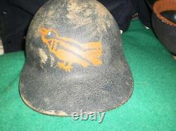 Vintage Baltimore Orioles Fiberglass Baseball Batting Helmet