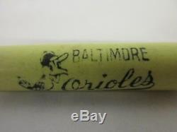 Vintage Baltimore Orioles MLB Baseball Mini Souvenir Baseball Bat Approx 8