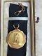 Vintage Baseball 1920's Wright & Ditson Victor Gold Filled Trophy Medal Withbox