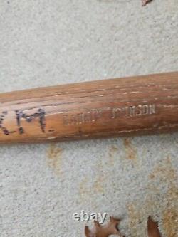 Vintage Baseball Bat Gamer Rankin JOHNSON Federal League Pitcher