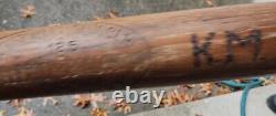 Vintage Baseball Bat Gamer Rankin JOHNSON Federal League Pitcher