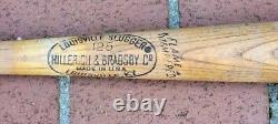 Vintage Baseball Bat Hillerich & Bradsby, Louisville KY, Billy Williams