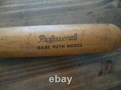 Vintage Baseball Bat JC Higgins N0.1744 Professional Babe Ruth Model HOF