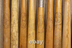 Vintage Baseball Bat Lot of 12 Vintage Baseball Bat Lot of 12