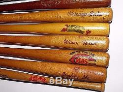 Vintage Baseball Bat Pencil Lot Ted Williams, Ted Lyons, Louisville Slugger