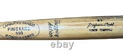 Vintage Baseball Bat Pinckard 500 Laminated Bamboo Wood Bonded Power Prof Model