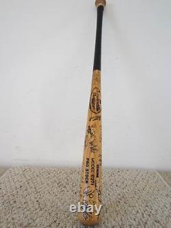 Vintage Baseball Bat, Red Shoendienst Plus 27 Additional Cardinalsignatures