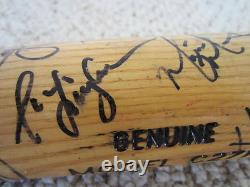 Vintage Baseball Bat, Red Shoendienst Plus 27 Additional Cardinalsignatures