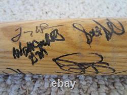 Vintage Baseball Bat, Red Shoendienst Plus 27 Additional Cardinalsignatures