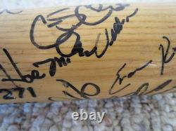 Vintage Baseball Bat, Red Shoendienst Plus 27 Additional Cardinalsignatures