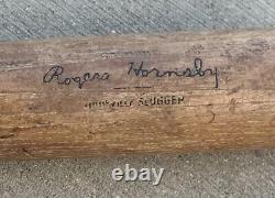 Vintage Baseball Bat Rogers HORNSBY Louisville Slugger 125 RH