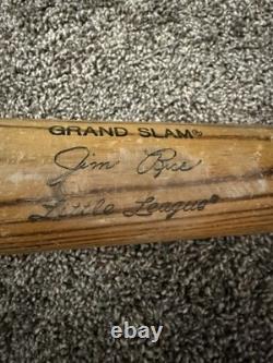 Vintage Baseball Bat Signed Jim Rice